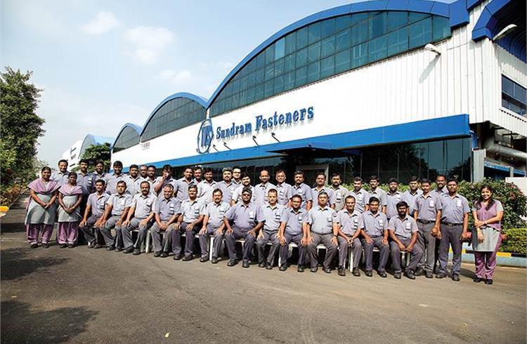 Team members of the SFL plant at Mahindra World City, Chennai, which was the first of the 17 manufacturing plants to adopt TQM practices successfully.   