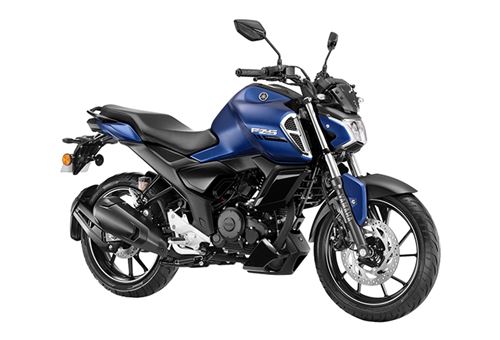 Yamaha FZ-S FI V4 now available in Dark Matte Blue and Matte Black colour options