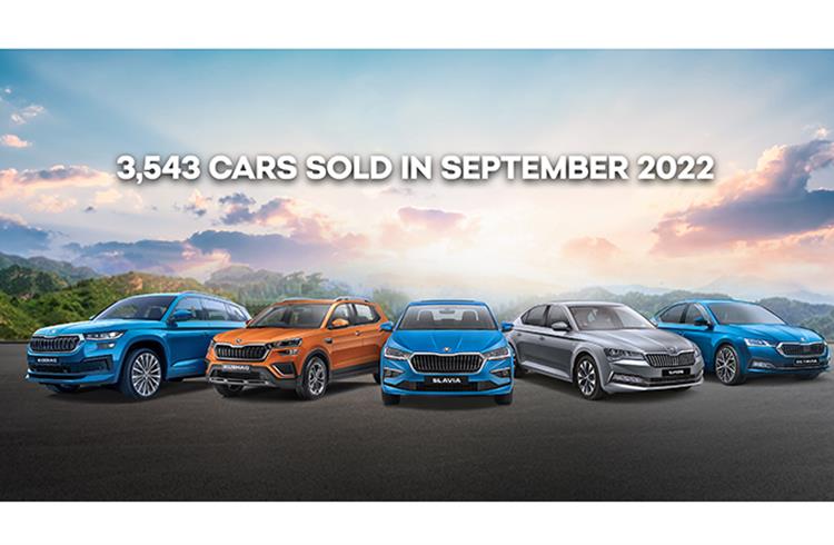 Skoda India clocks 3,543 units in September, records 126% growth in H1 FY2023