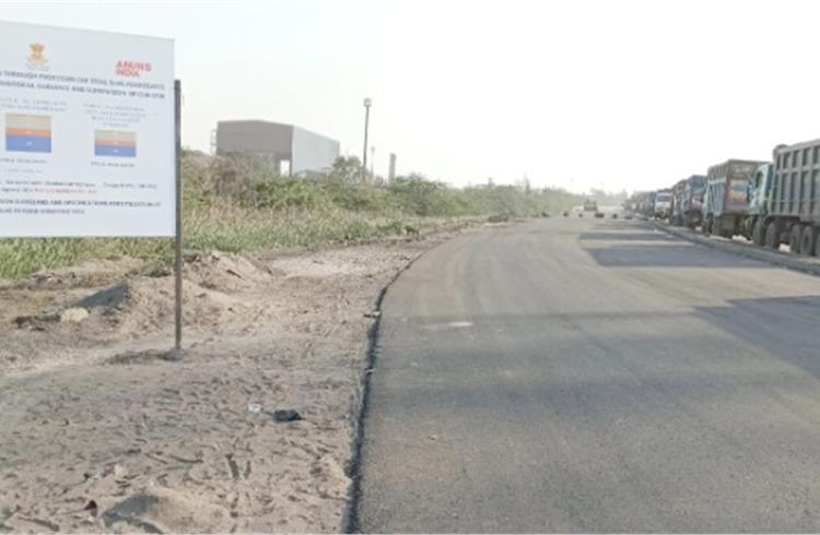 Steel slag helps build eco-friendly and durable roads