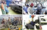 Toyota Kirloskar Motor has trained 573 students at TTTI. Students are trained intensively in technical aspects of the shopfloor.