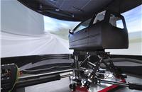 IDIADA's dynamic driving simulator, the new DiM250 from VI-Grade, is capable of generating longitudinal, transversal and rotational acceleration forces up to 2.5 g.