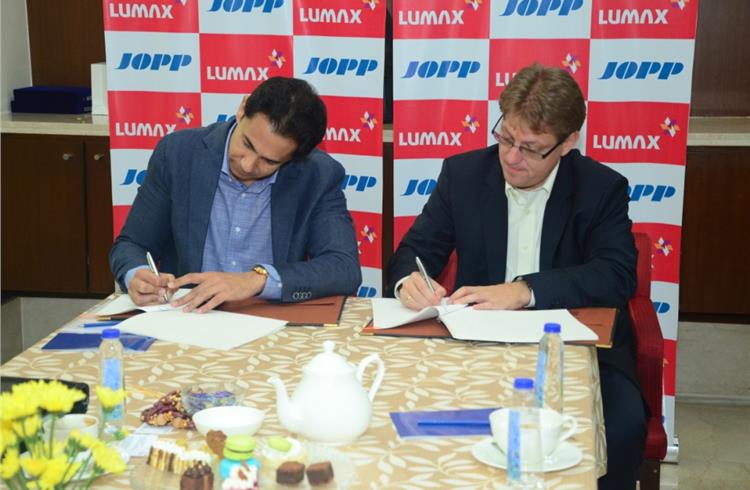 Lumax inks JV with Jopp for manufacturing transmission products in India