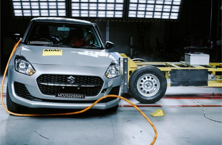 Maruti Suzuki Swift scores one-star rating at GNCAP crash tests