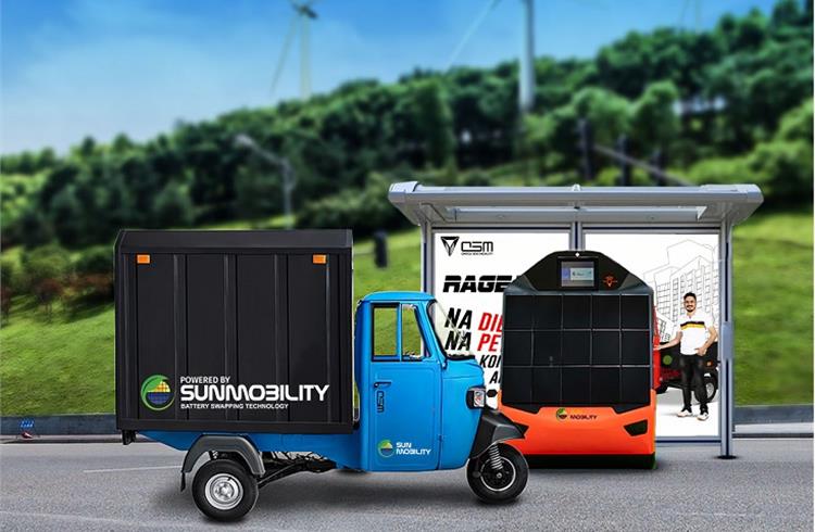  Omega Seiki, Sun Mobility ink alliance for electric three-wheelers with swappable batteries