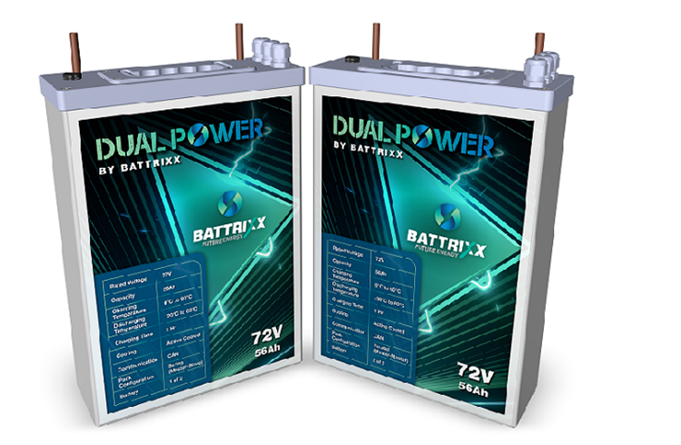 Battrixx launches dual power EV smart batteries