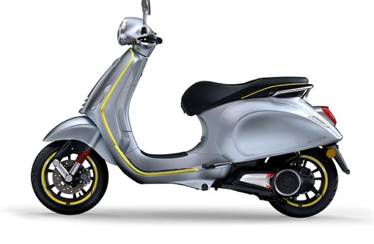 Vespa Eletrrica 70kph's Power Unit capable of delivering continuous power of 3.6 kW and peak power of 4 kW. 