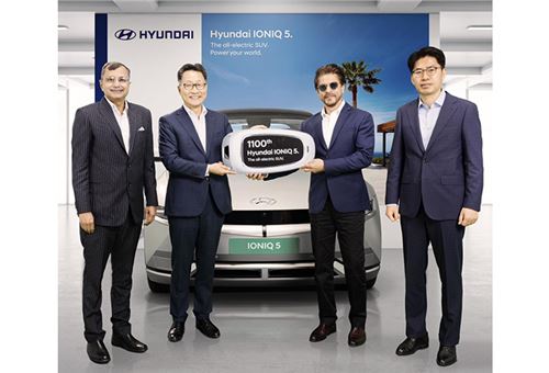 Hyundai Motor India delivers 1,100th Ioniq 5 to Shah Rukh Khan