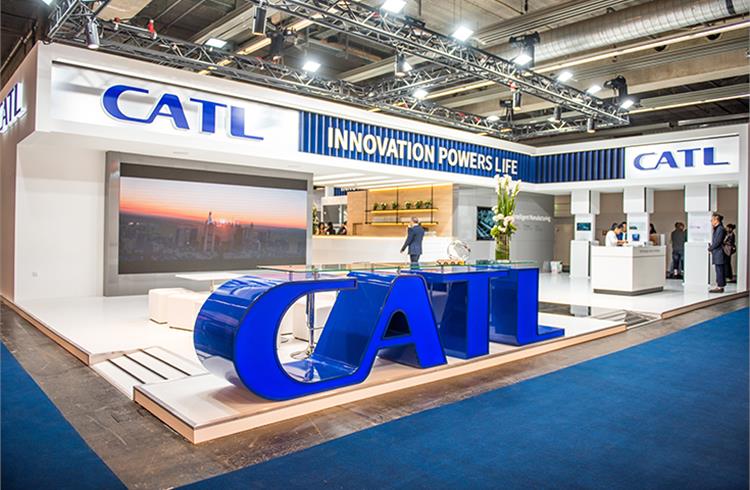 CATL's booth at IAA 2019
