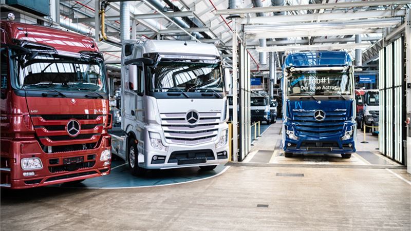 First new Mercedes-Benz Actros rolls off the production line