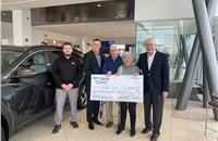 The 15 millionth vehicle was a Tucson sold at West Herr Hyundai in Williamsville, New York to Wende and James Tuskes