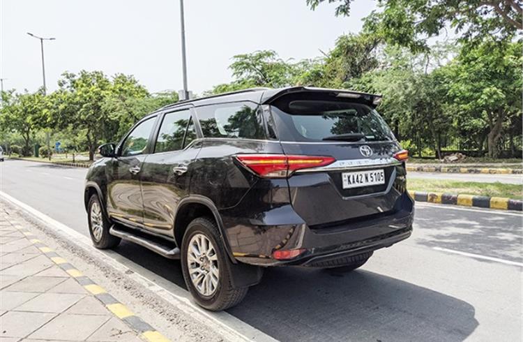 Back to the future: Sleek LED tail-lights give a contemporary touch to second-generation Fortuner.