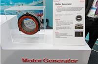 Motor generator, composed of stator and rotor, propels vehicle and generates electricity during braking. It contributes to better driving and improved efficiency,