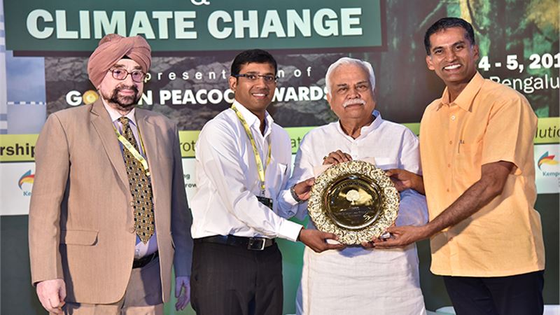 Toyota Kirloskar Motor bags 2019 Golden Peacock award for slashing its carbon footprint 