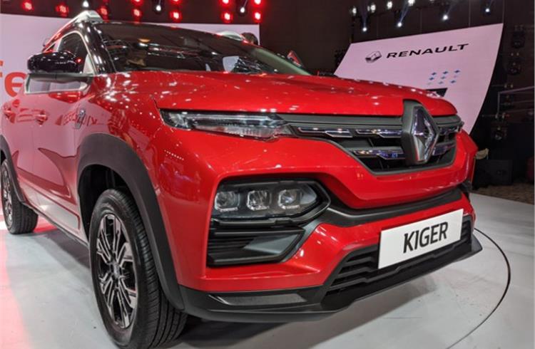 Subcompact Renault Kiger unveiled in India, launch in Q1