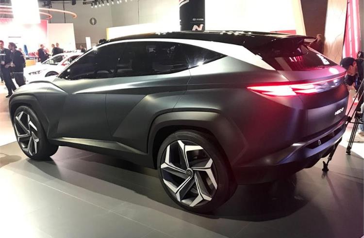 The Hyundai Vision T Plug-in Hybrid is an ‘eco-focused’ compact SUV