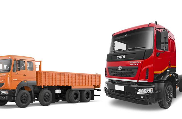 The Tata Signa and Prima range of trucks is seeing growing demand from overseas markets. 