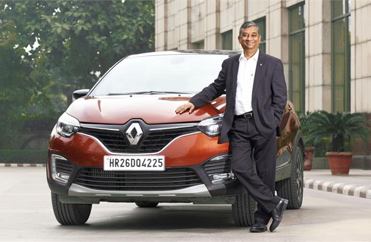 Venkatram Mamillapalle: “At present, we have a Total Industry Volume penetration of just 24 percent with the Duster, Kwid and Captur. My target is to go to over 50 percent.”