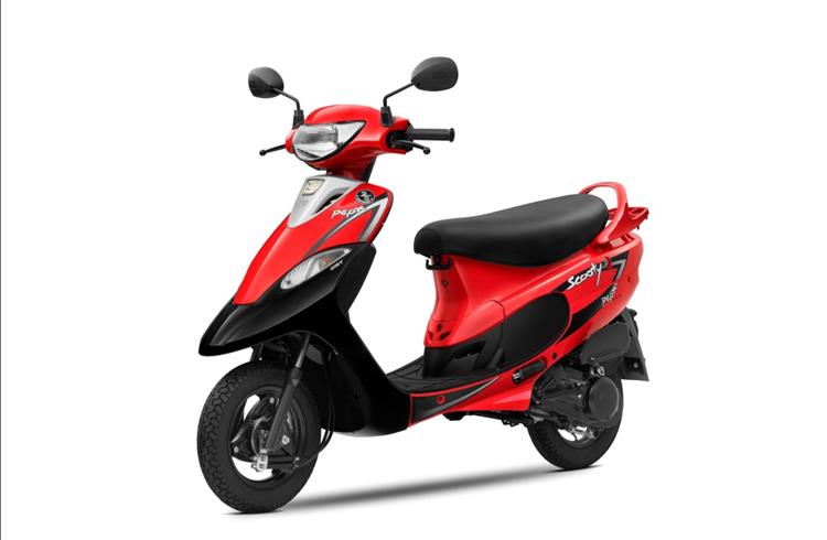 TVS Scooty turns 25 with two new colours