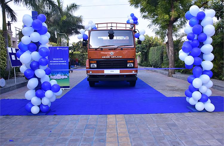 Ashok Leyland delivered the first set of BS VI vehicles in January 2020, to customers in the Delhi-NCR region ahead of the BS VI norm implementation date of April 1, 2020. 