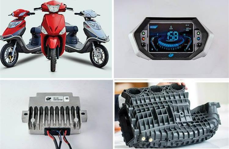 The component industry is also transforming itself as sales of two-wheeler and three-wheeler EVs gain traction.