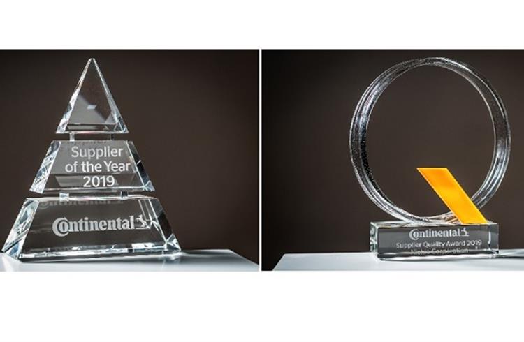 Continental presents 2019 Supplier of the Year awards to 12 vendors