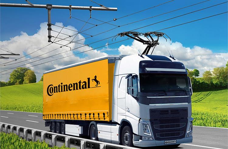 Continental and Siemens to power trucks across Europe with overhead electricity