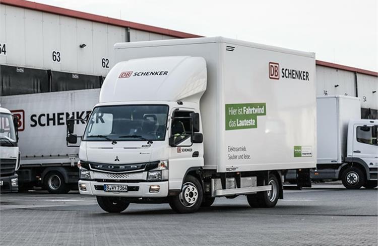 DB Schenker expands EV fleet with 36 Fuso eCanters