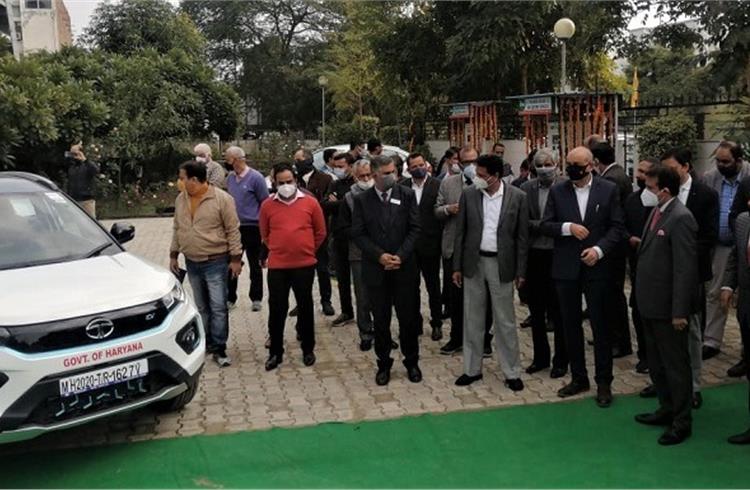 Haryana government inducts Tata Nexon EV for official use