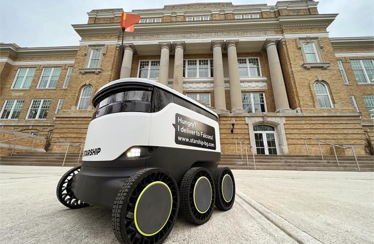 Goodyear develops airless tyres for autonomous delivery robots