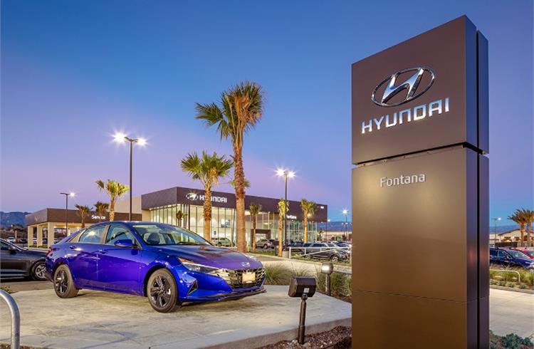 A dealership in Fontana, San Bernardino County, California.