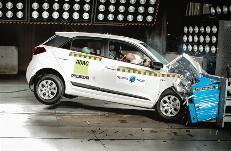 Made-in-India Hyundai i20 gets 3-star safety rating in Global NCAP test