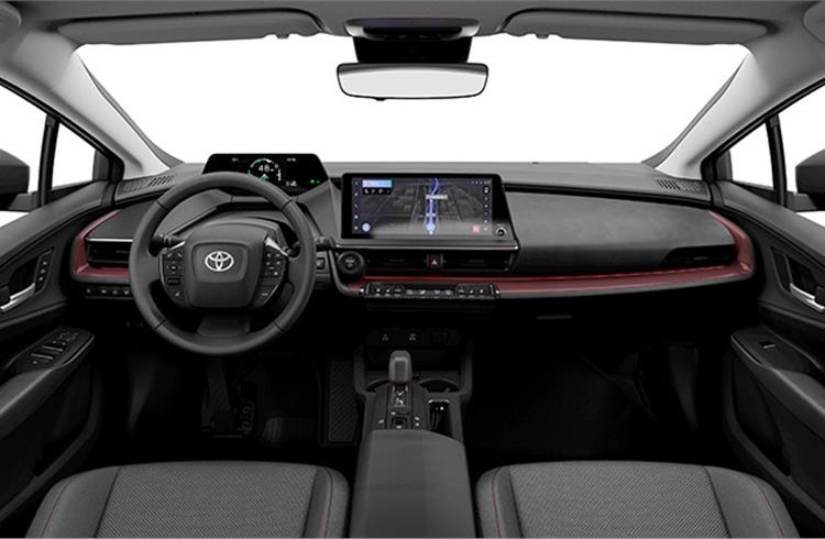 Toyota has given the new Prius a 12.3-inch centre screen. Layout is such that the digital environment enhances, rather than detracts, from the driving experience.