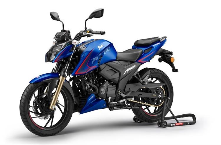 TVS Apache RTR 200 4V with updated features launched at Rs 131,050