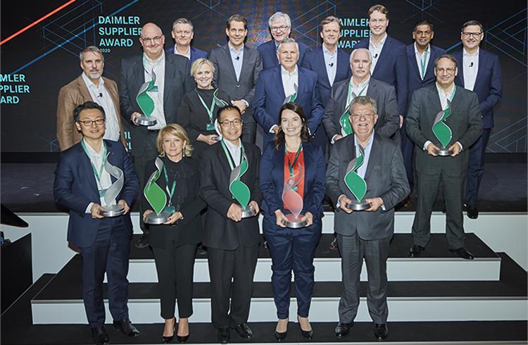 Daimler Supplier Award 2020: Daimler awarded its 12th annual Supplier Awards for outstanding achievements. For the first time, Daimler also presented an award in the 'Sustainability' category.