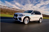 BMW iX5 Hydrogen has a 0-100kph acceleration time of less than six seconds and a top speed of over 180kph.