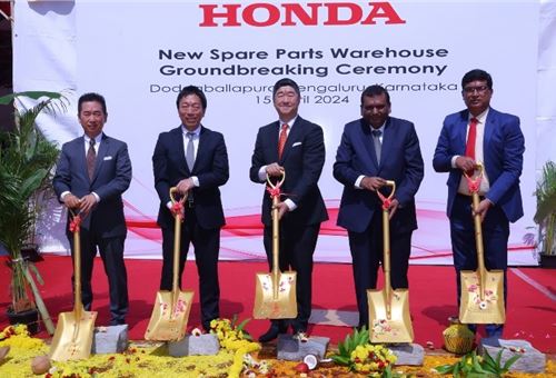 Honda holds ground breaking ceremony for new Spare parts warehouse facility in Bengaluru