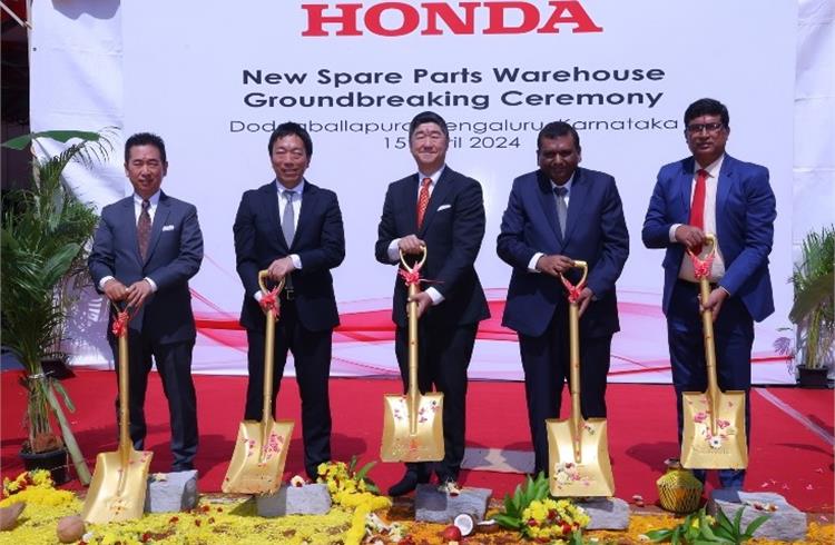 Honda holds ground breaking ceremony for new Spare parts warehouse facility in Bengaluru