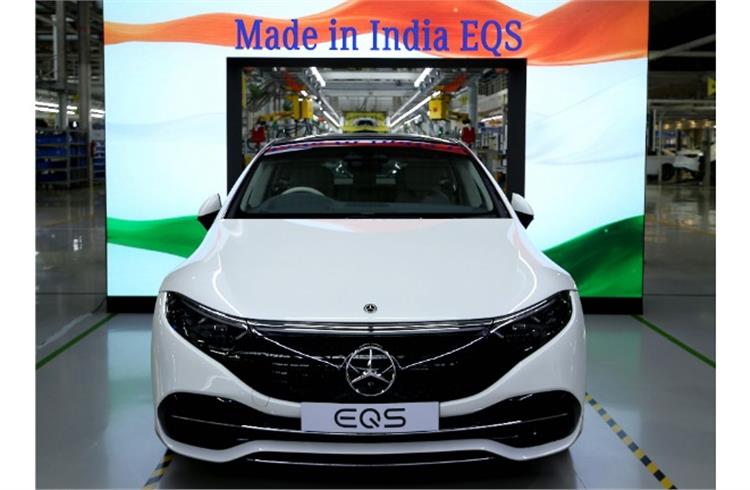 The EQS 580 4Matic is also the first locally assembled EV from Mercedes-Benz and India is the only country outside Germany where the EQS is assembled. 


