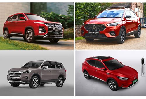 MG Motor India sells 5,125 SUVs and EVs in June 2023, records 40% growth in Q2 2023