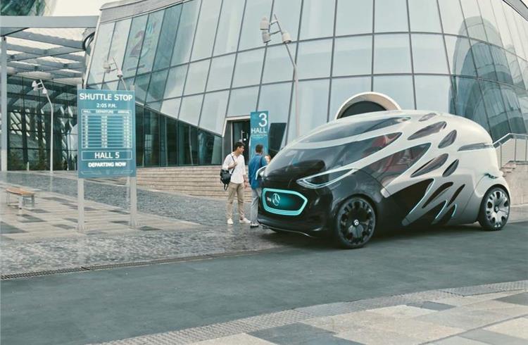 Mercedes Vision Urbanetic concept is versatile driverless van