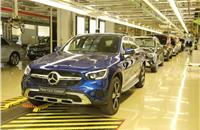 Mercedes-Benz India's 10th product in its 'Made-In-India' portfolio is the recently-launched GLC Coupé at the Chakan plant, which has a manufacturing capacity of 20,000 units per annum.