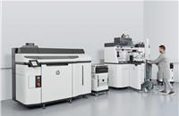 The HP Jet Fusion 5200 3D commercial an industrial printer.