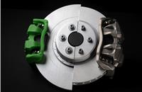 The new lightweight Green Caliper offers high braking performance with less weight and, at the same time, significantly reduced residual braking torque.