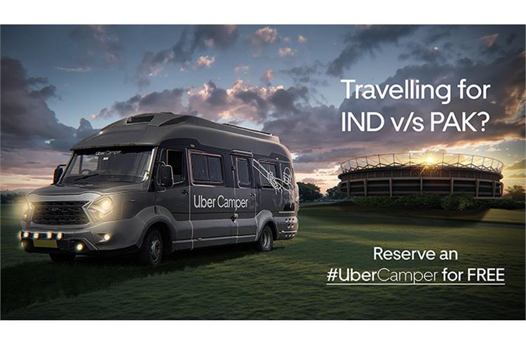 Uber India introduces Uber Camper stay-on-wheels service for upcoming India vs Pakistan World Cup match