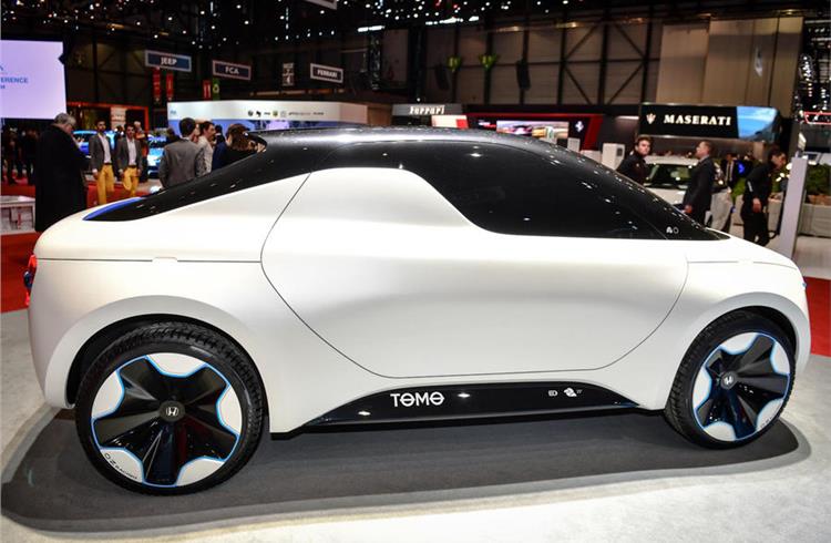 Honda Tomo: student-designed city car pick-up shown at Geneva