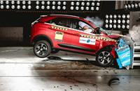 In December 2018, the Nexon became the first made-in-India car to achieve Global NCAP’s five-star crash test rating, scoring five stars for Adult Occupant Protection and three stars for Child Occupant Protection.