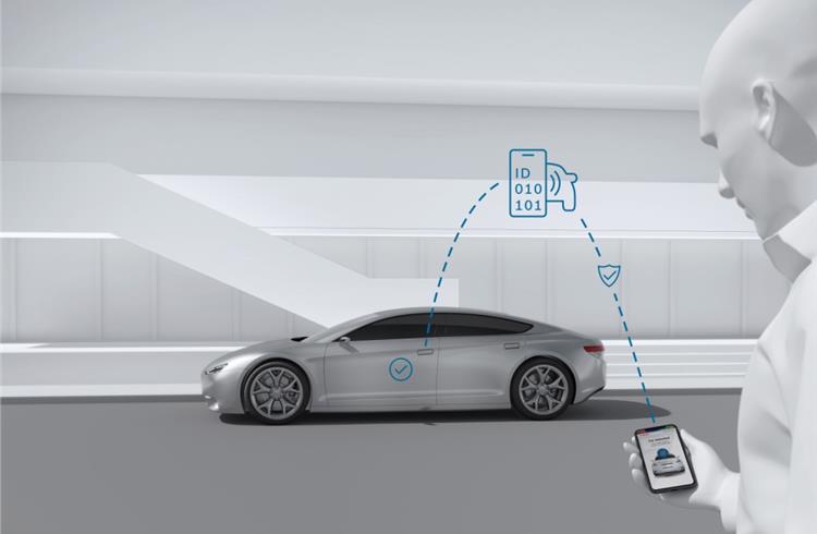 Bosch's tech replaces smartphone as secured digital key for vehicles