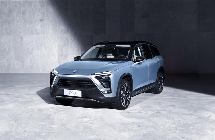 Deliveries of the ES8 SUV began in June. Nio claims it has 17,000 bookings for the ES8.