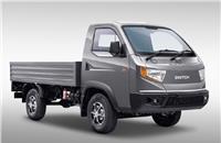 The 23kW-powered electric version of Bada Dost LCV can do up to 150km on a single charge (non-AC) with 1,300kg payload and GVW of 3490kg.